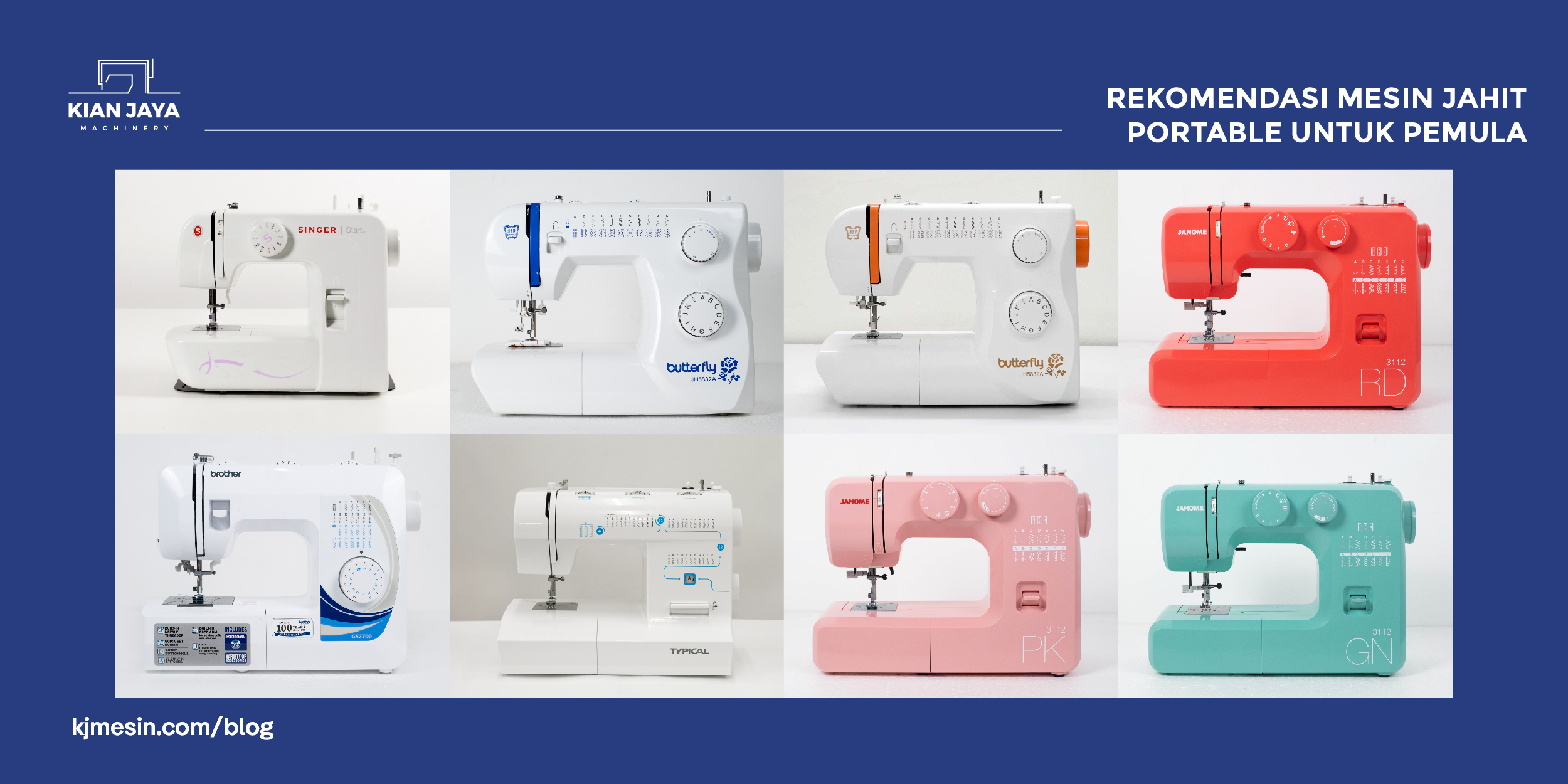 Rekomendasi Mesin Jahit Portable Untuk Pemula