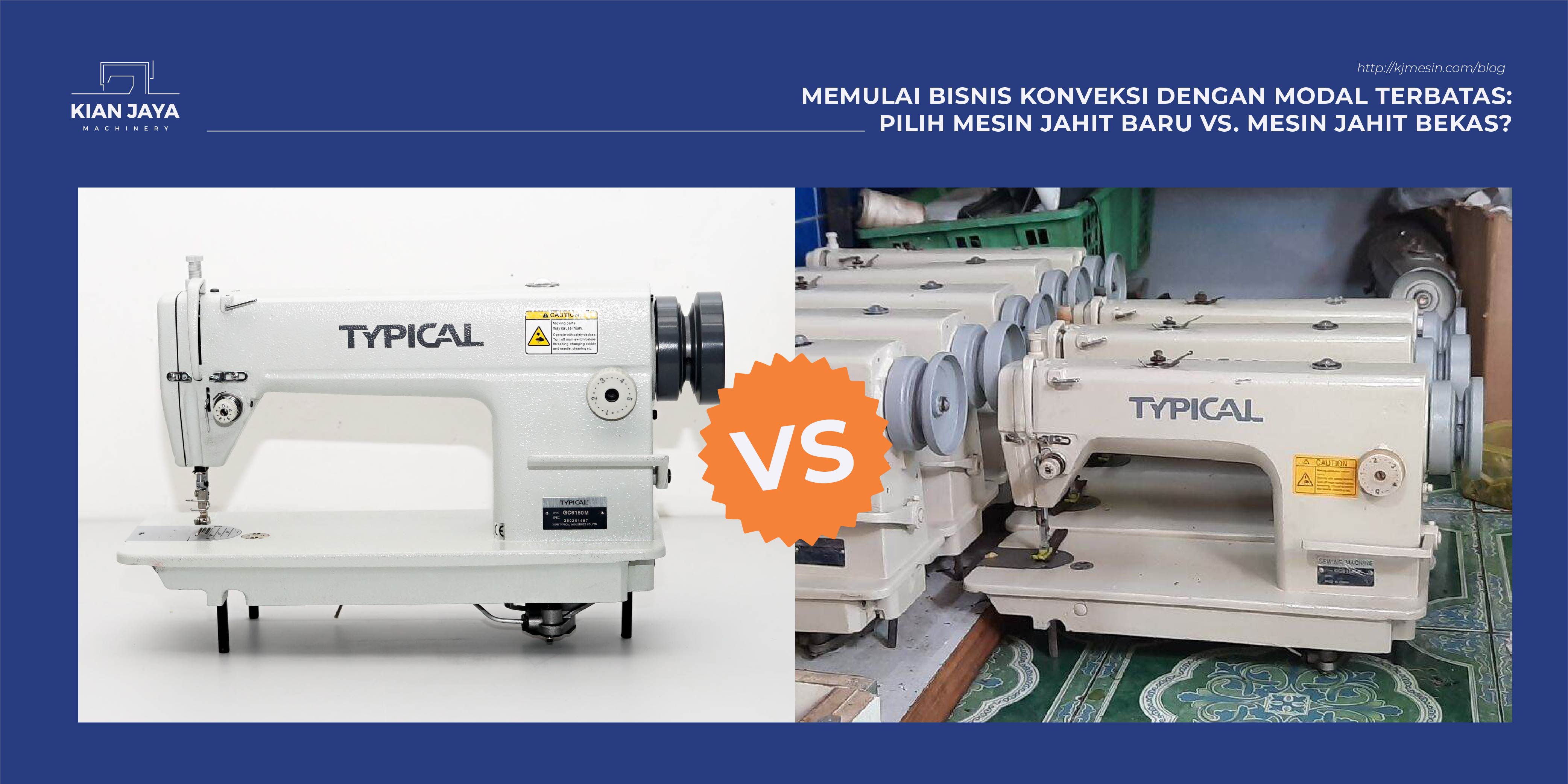 Memulai Bisnis Konveksi dengan Modal Terbatas: Pilih Mesin Jahit Baru vs. Mesin Jahit Bekas ?