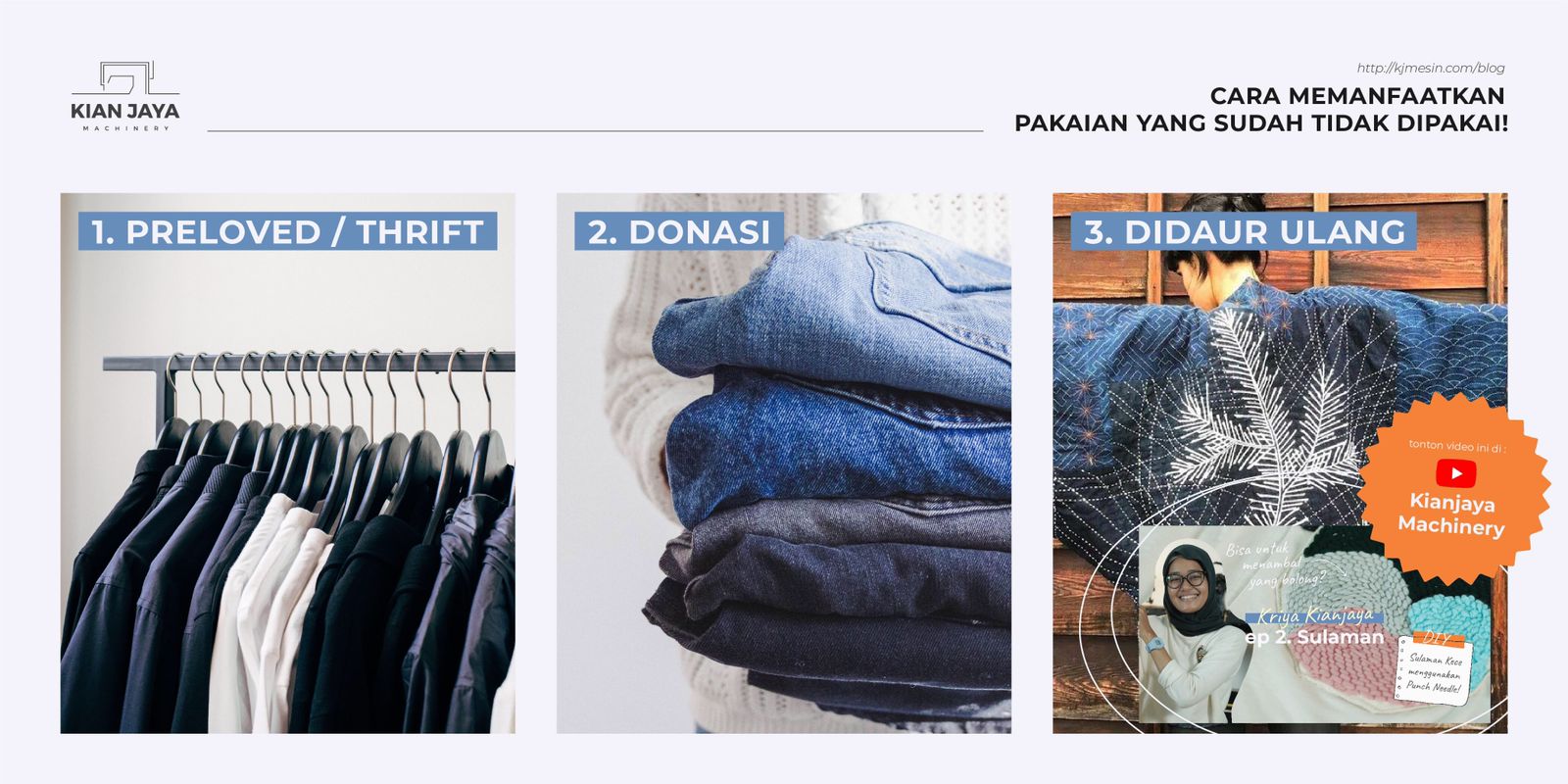 MENGOLAH PAKAIAN MENJADI FASHION ITEM YANG MODIS