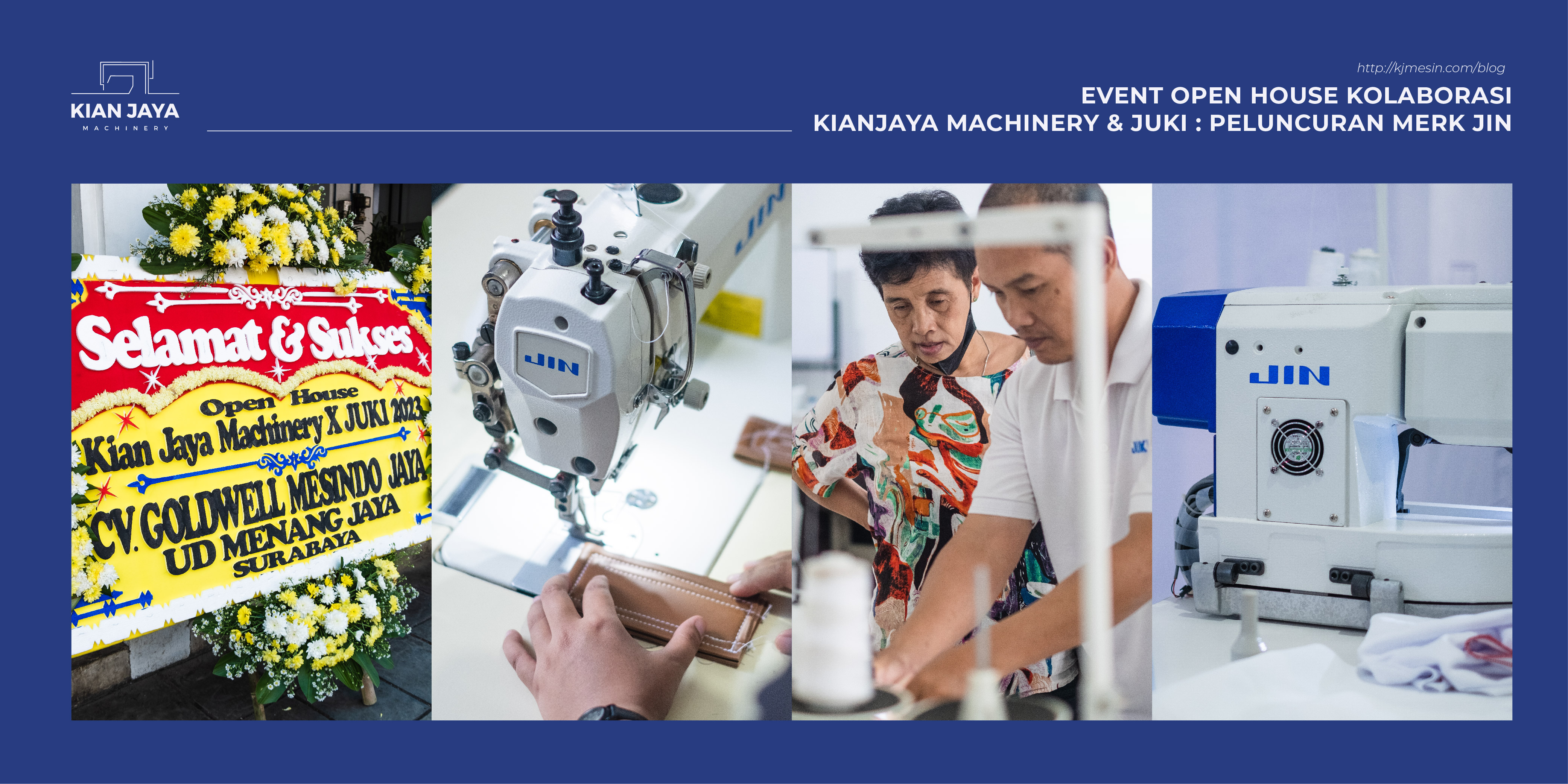 Event Open House Kolaborasi Kianjaya Machinery dan JUKI: Peluncuran Merk JIN.