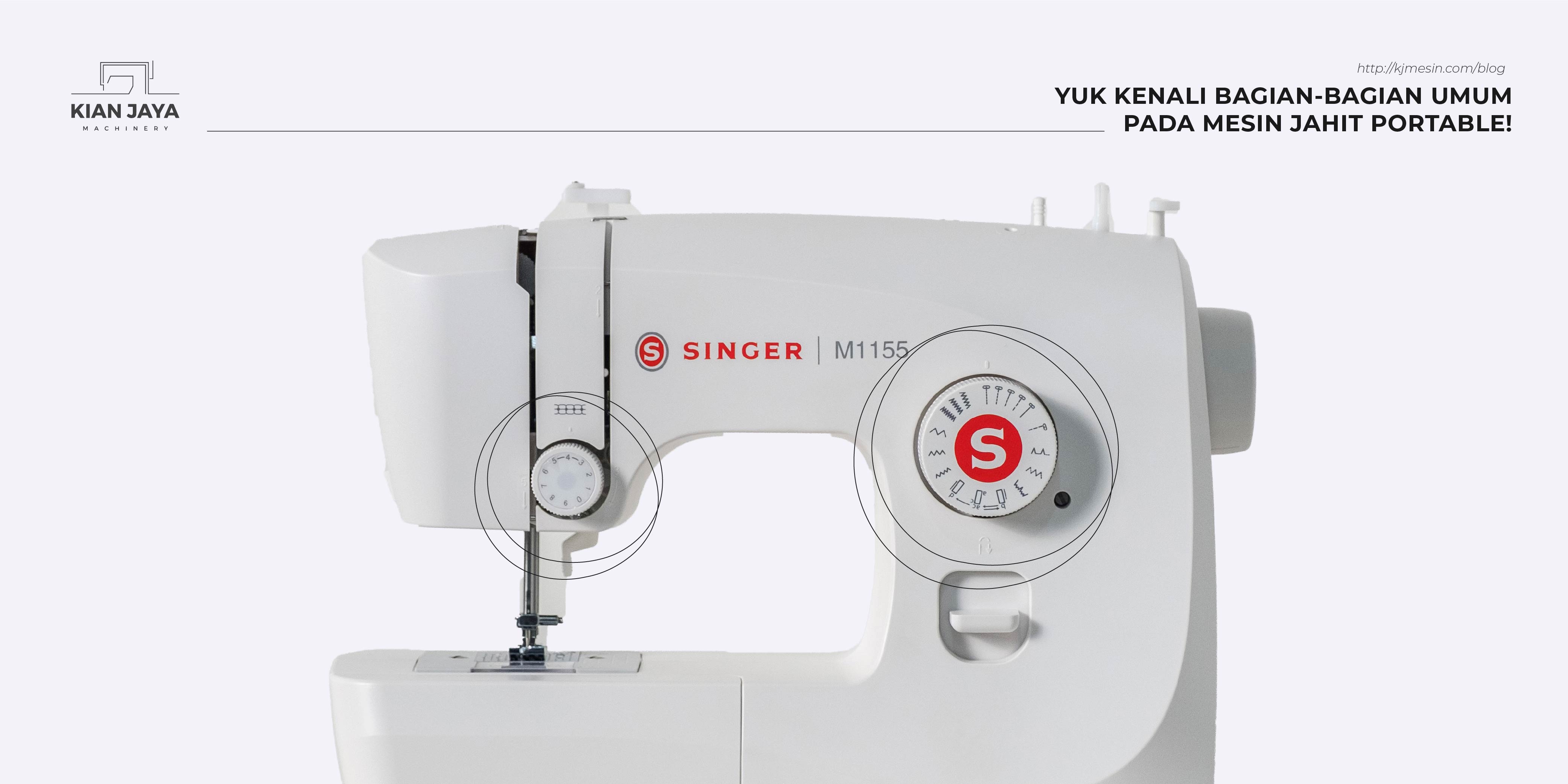 YUK KENALI BAGIAN-BAGIAN UMUM MESIN JAHIT PORTABLE!