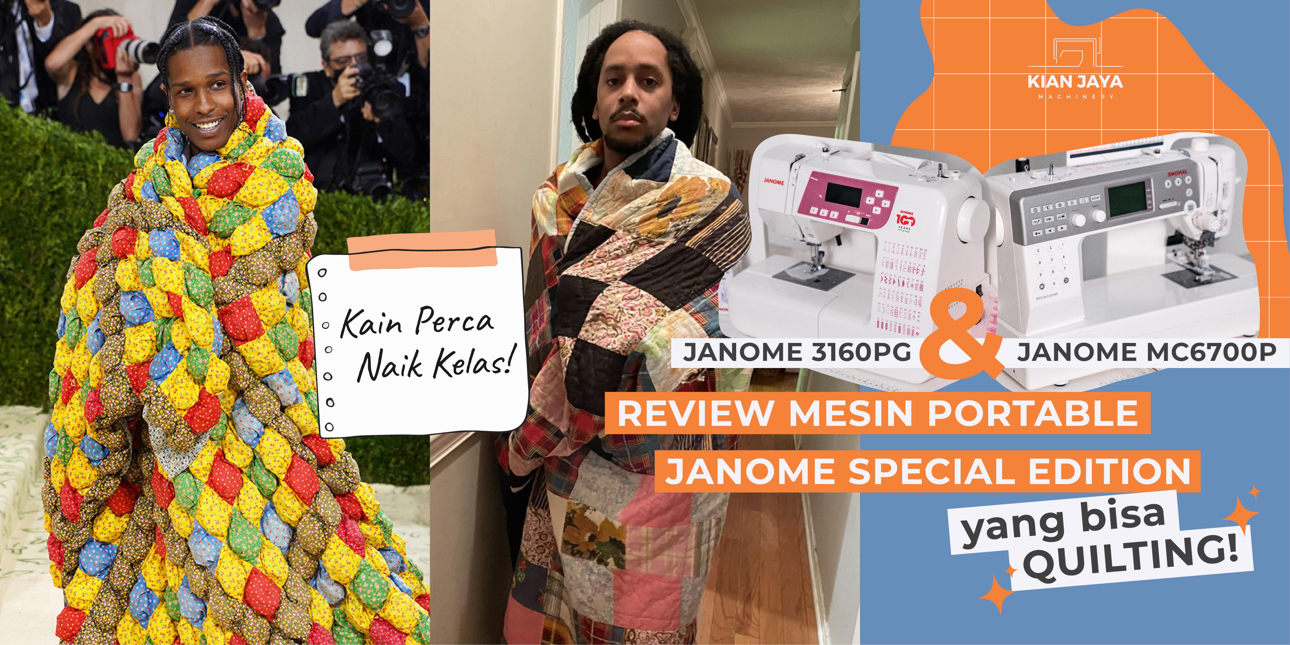 REVIEW MESIN JAHIT PORTABLE JANOME SPECIAL EDITION YANG BISA QUILTING